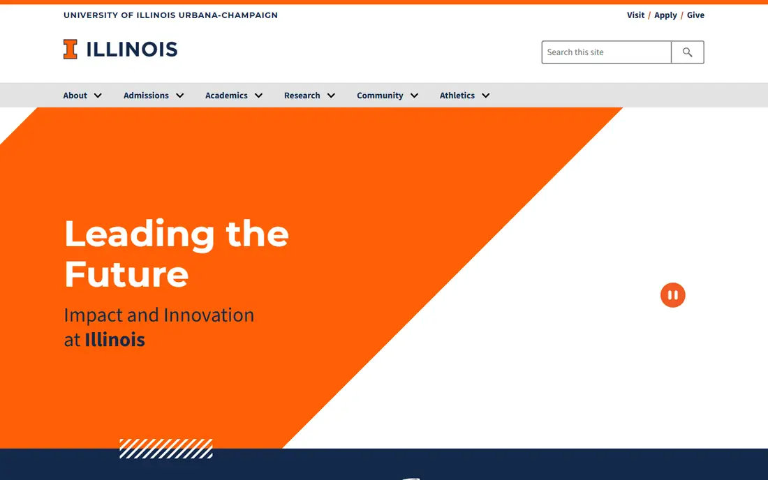 University of Illinois Urbana-Champaign homepage