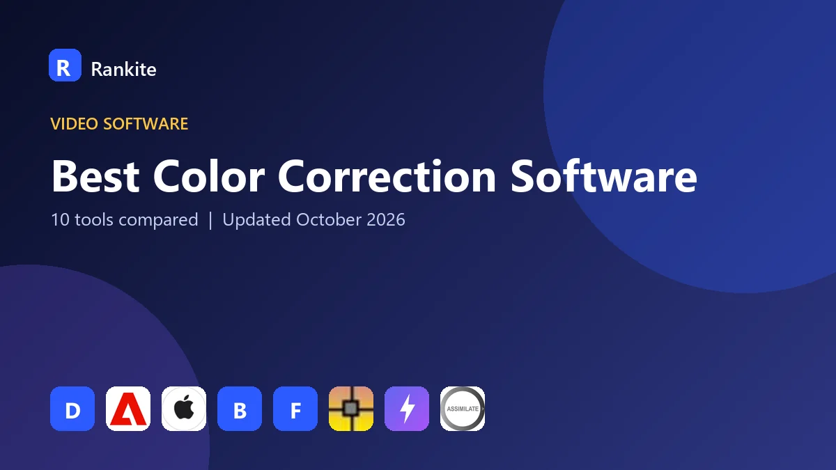 Best Color Correction Software in 2026: 10 Tools Compared