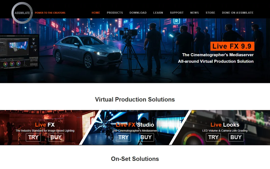 Assimilate Scratch homepage