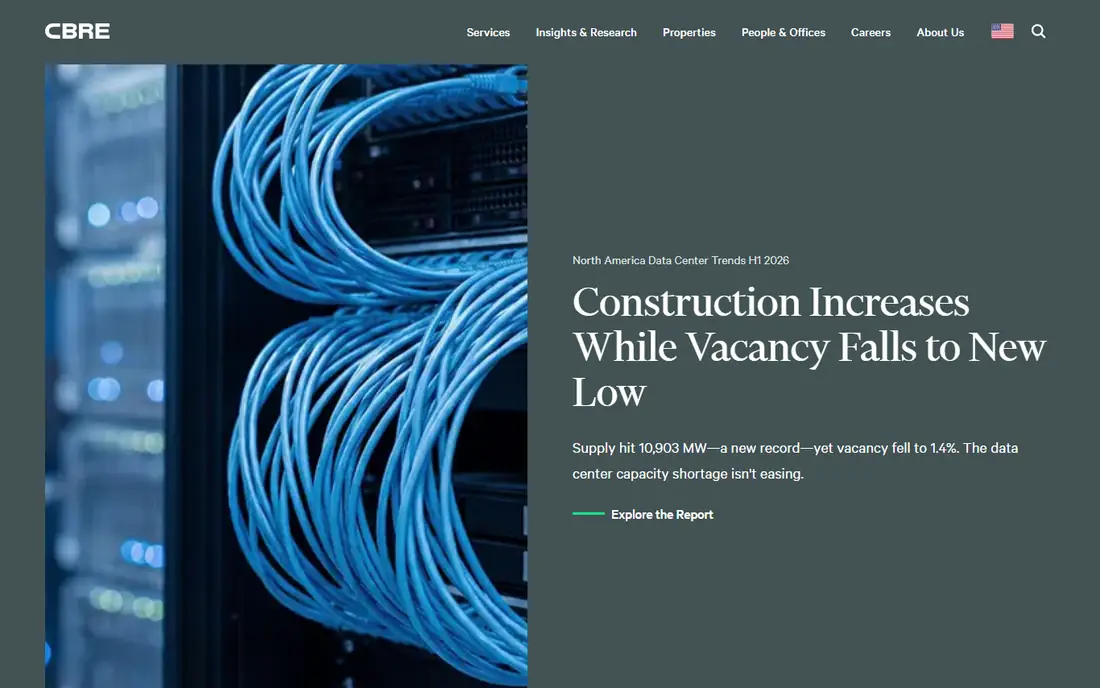 CBRE homepage