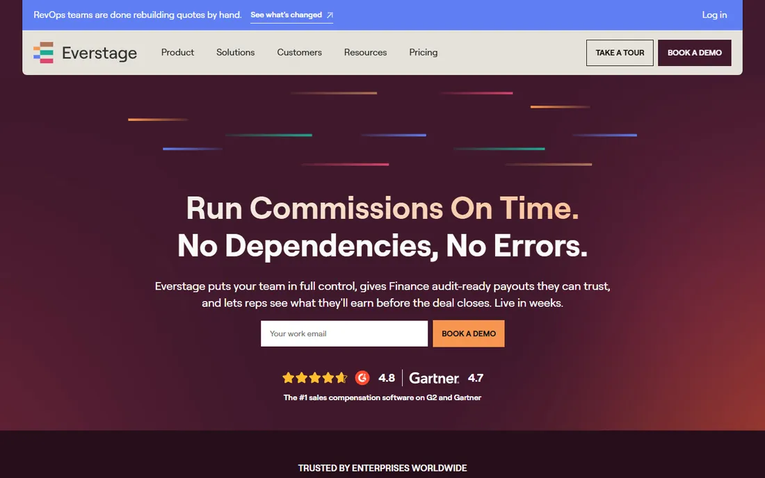 Everstage homepage