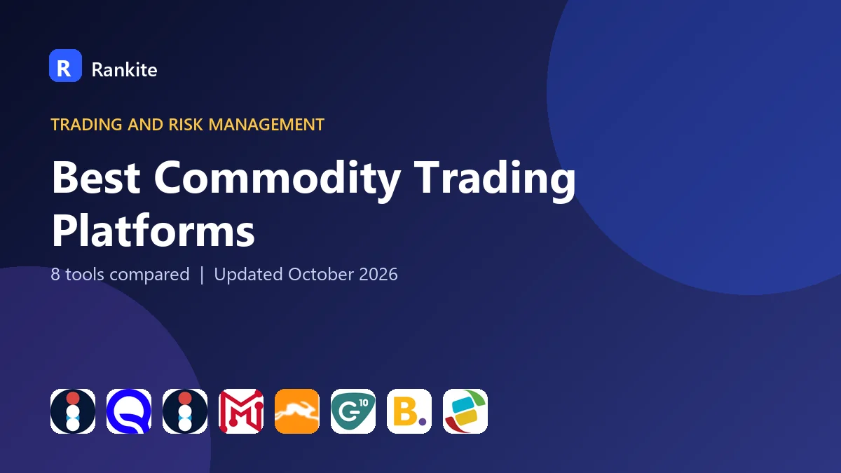 Best Commodity Trading Platforms in 2026: 8 Tools Compared