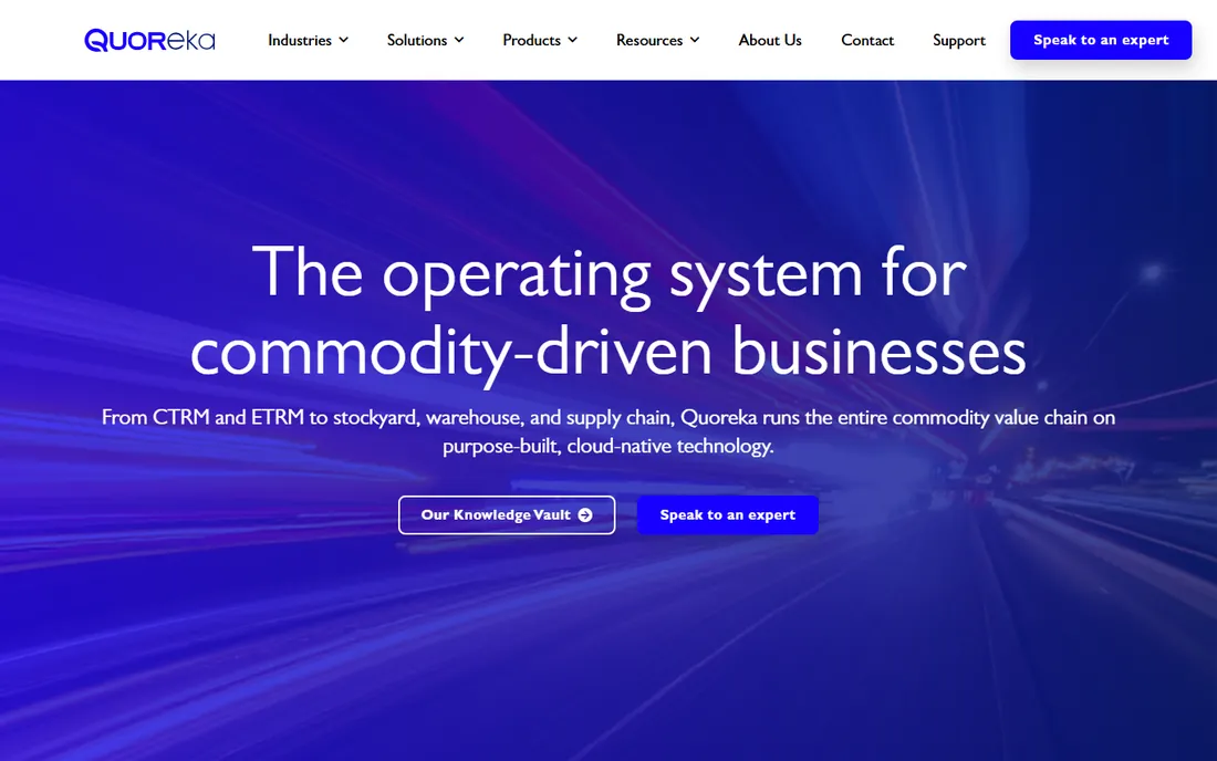 Quor homepage