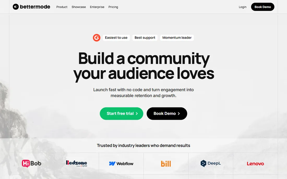 Bettermode homepage