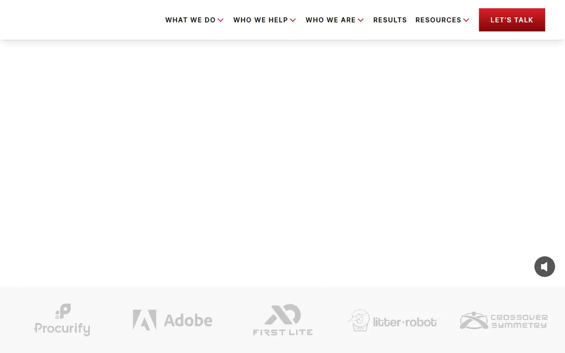 Disruptive Advertising homepage