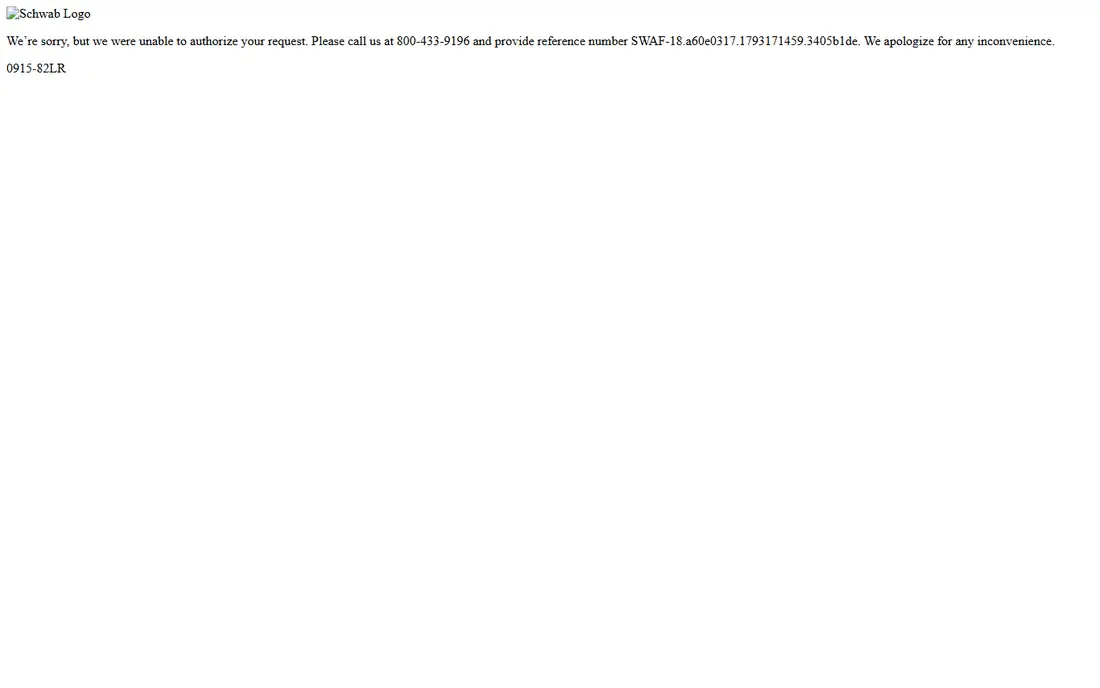 Charles Schwab homepage