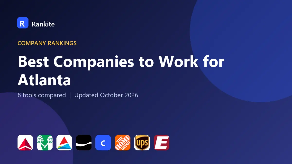 Best Companies to Work for Atlanta in 2026: 8 Tools Compared