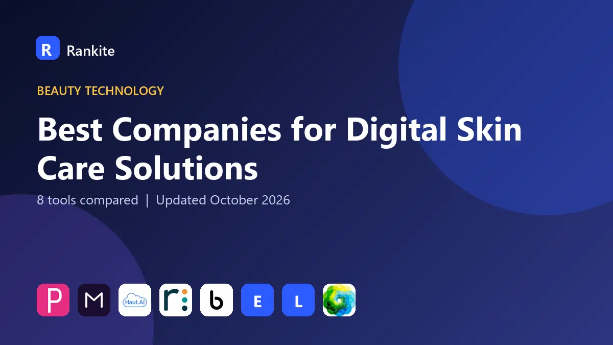 Best Companies for Digital Skin Care Solutions in 2026: 8 Tools Compared