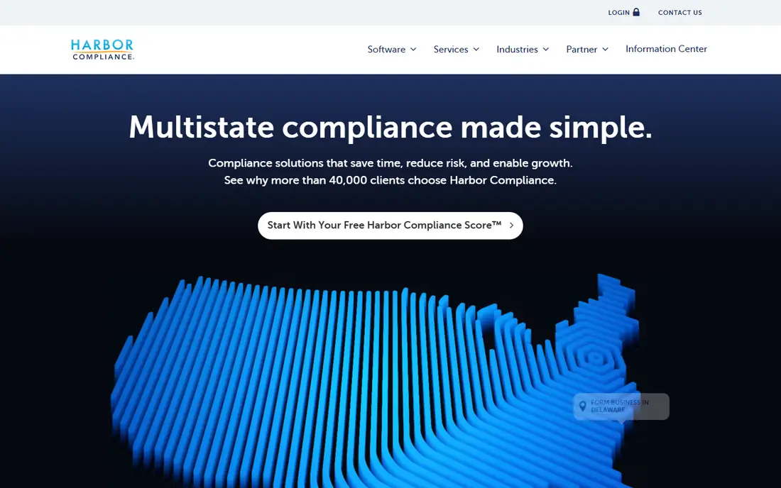Harbor Compliance homepage