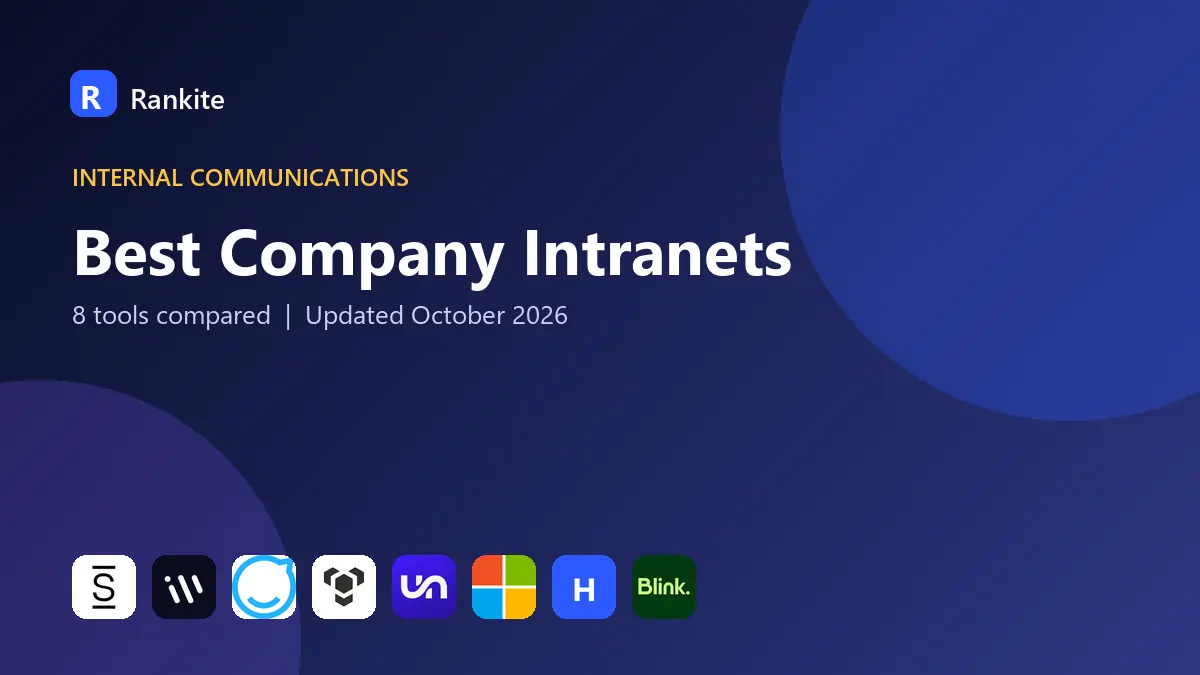 Best Company Intranets in 2026: 8 Intranets Compared