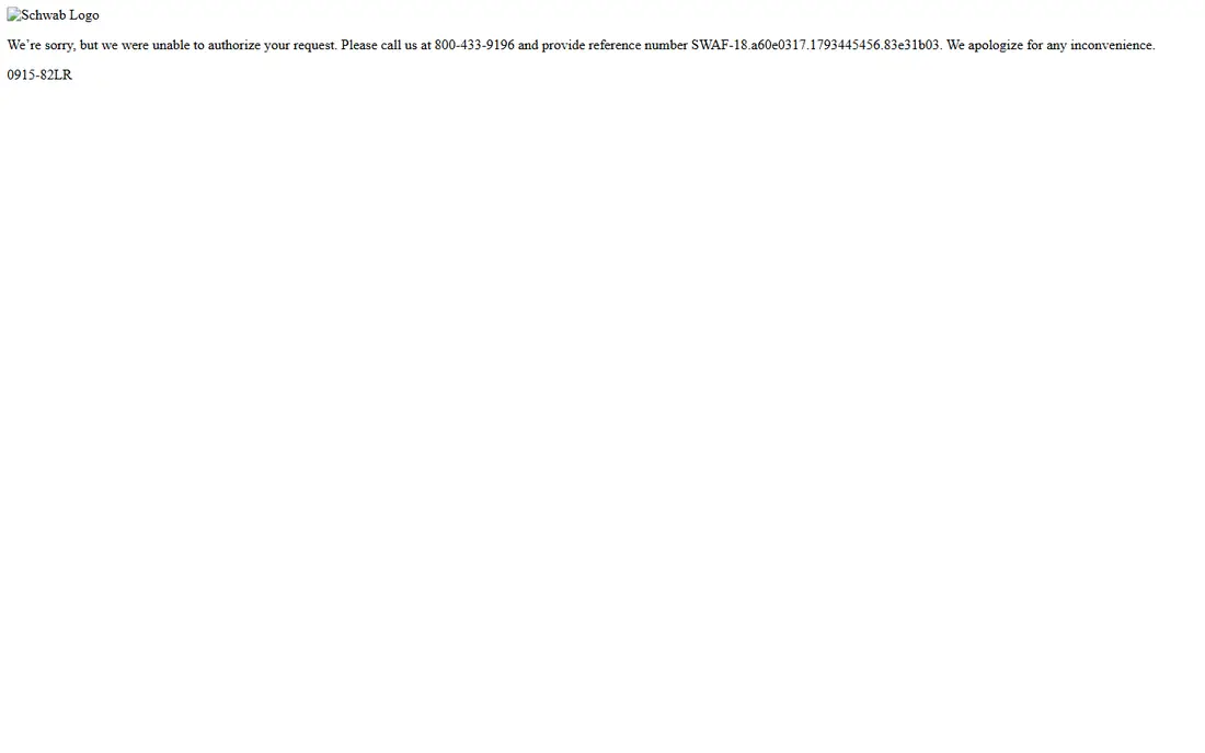 Charles Schwab homepage