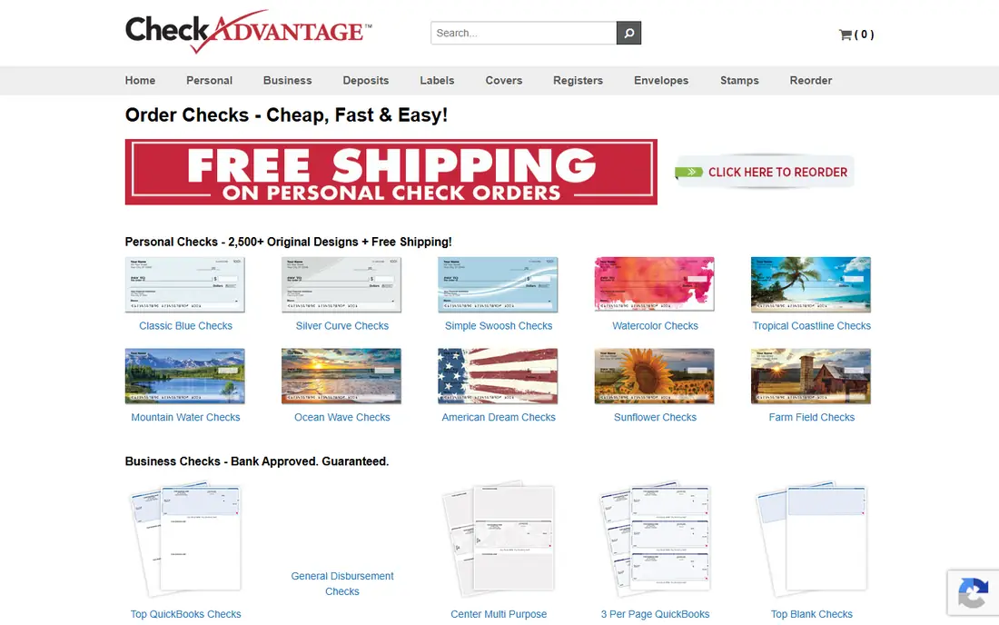 CheckAdvantage homepage