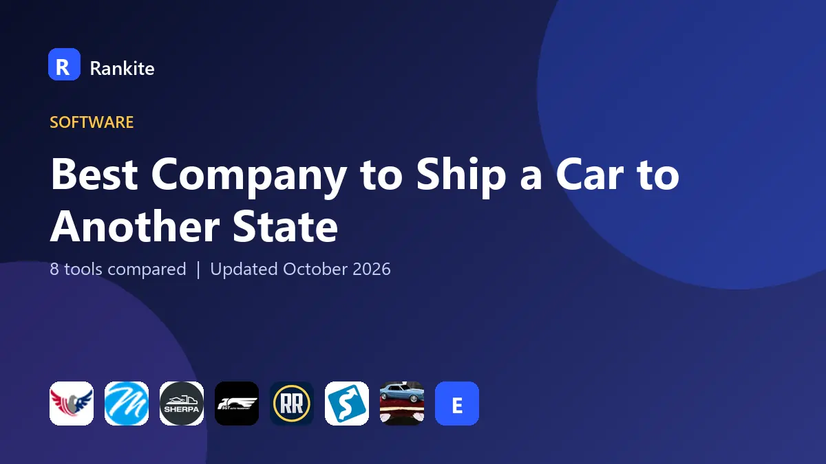 Best Company to Ship a Car to Another State in 2026: 8 Services Compared