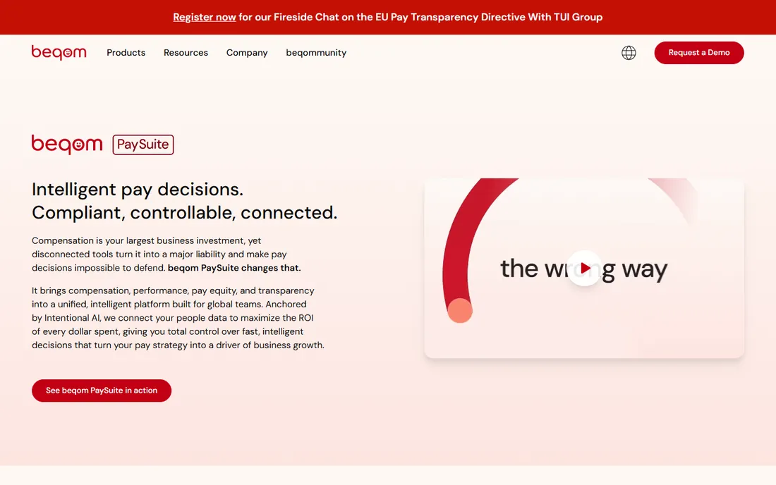beqom homepage