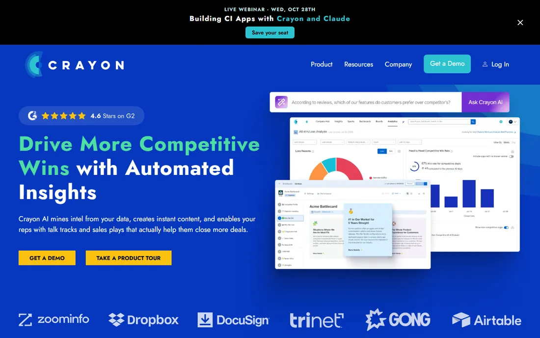 Crayon homepage
