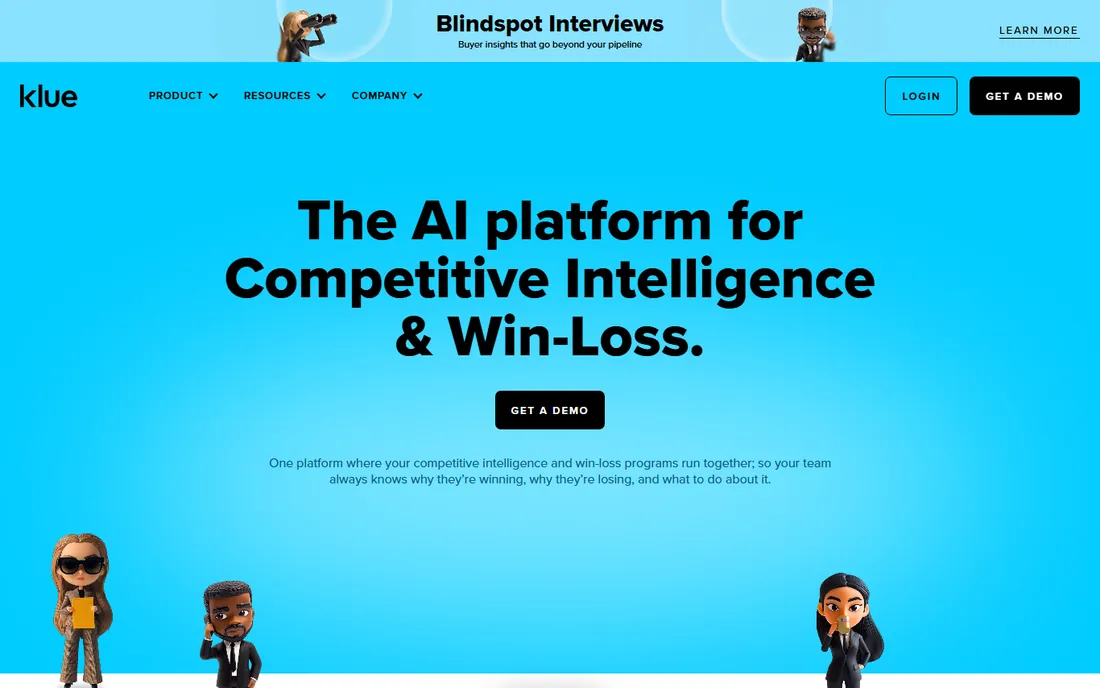 Klue homepage