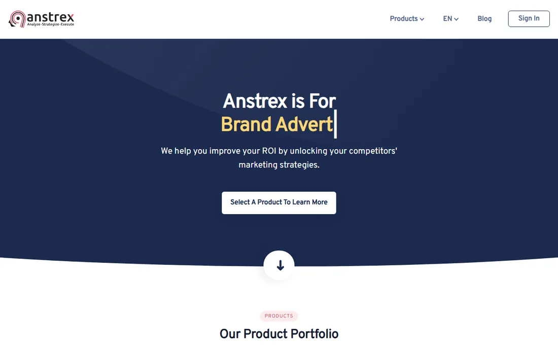 Anstrex homepage