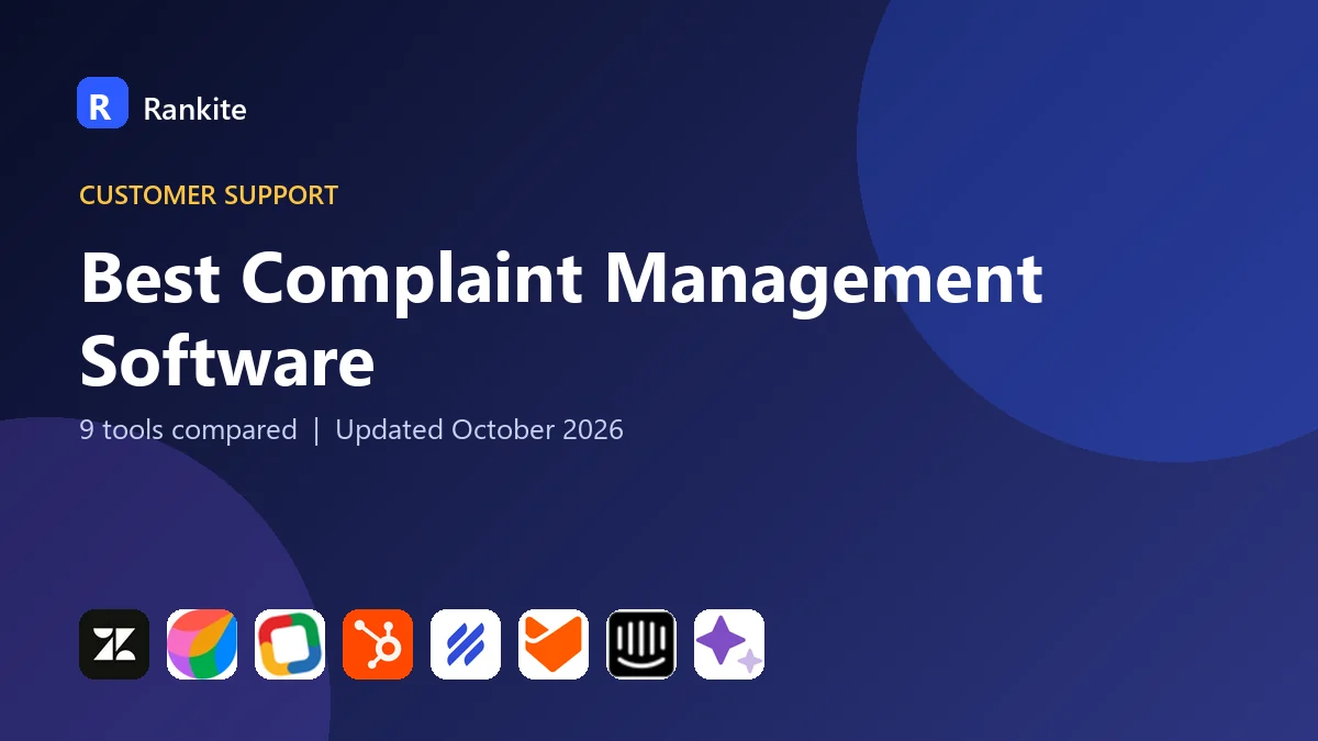 Best Complaint Management Software in 2026: 9 Tools Compared