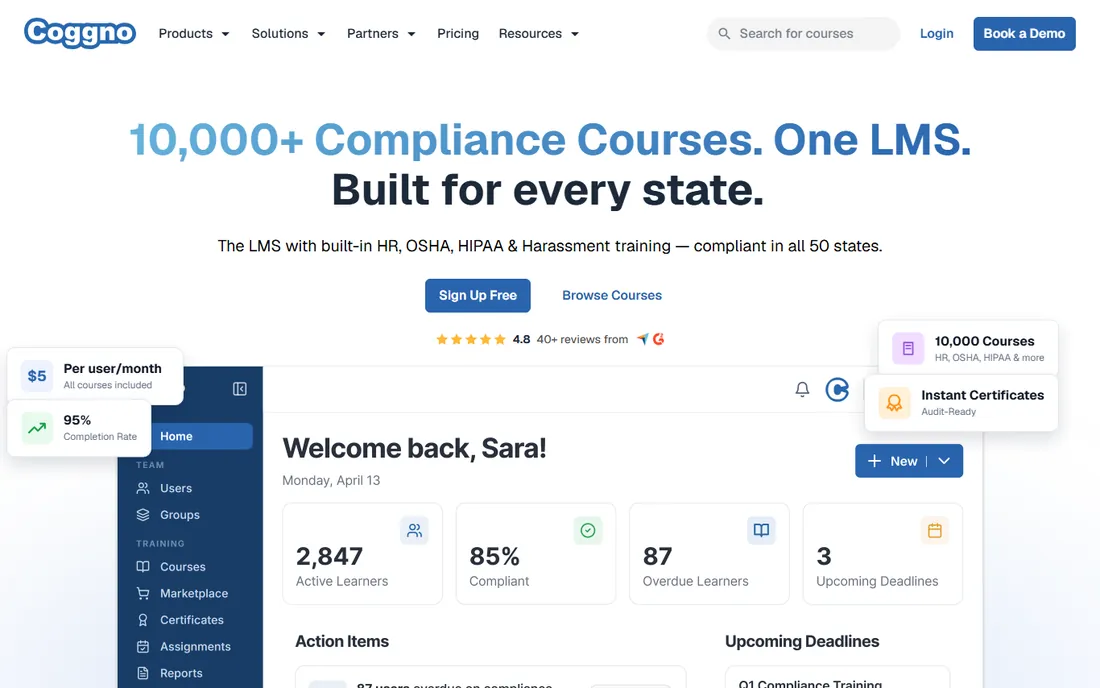 Coggno homepage