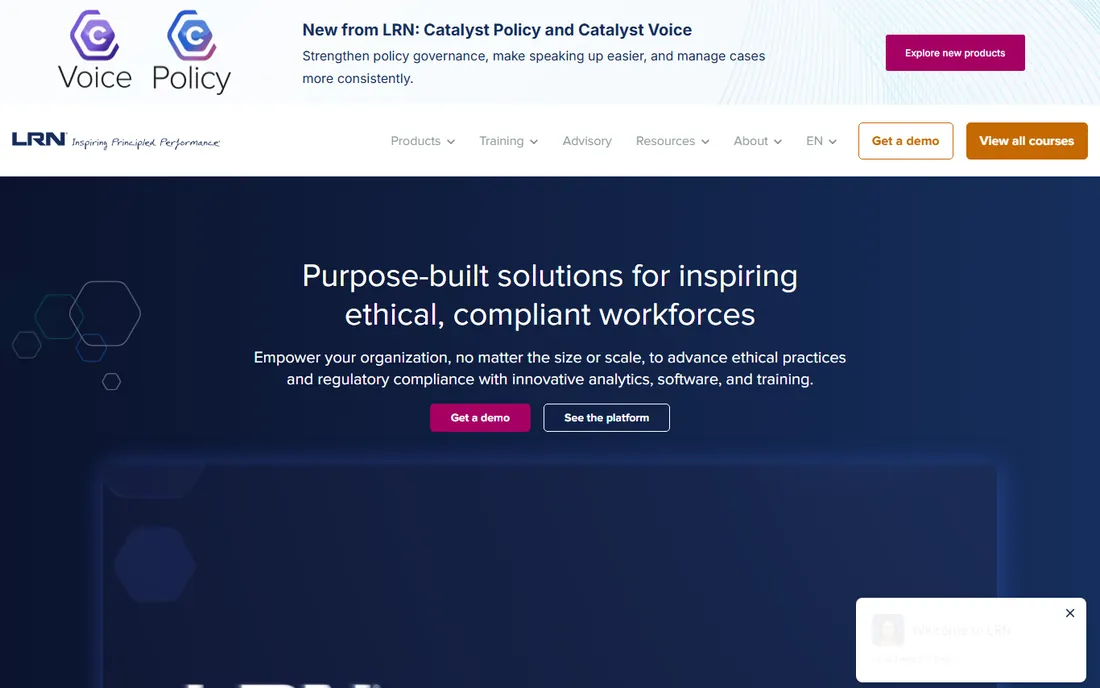 LRN homepage