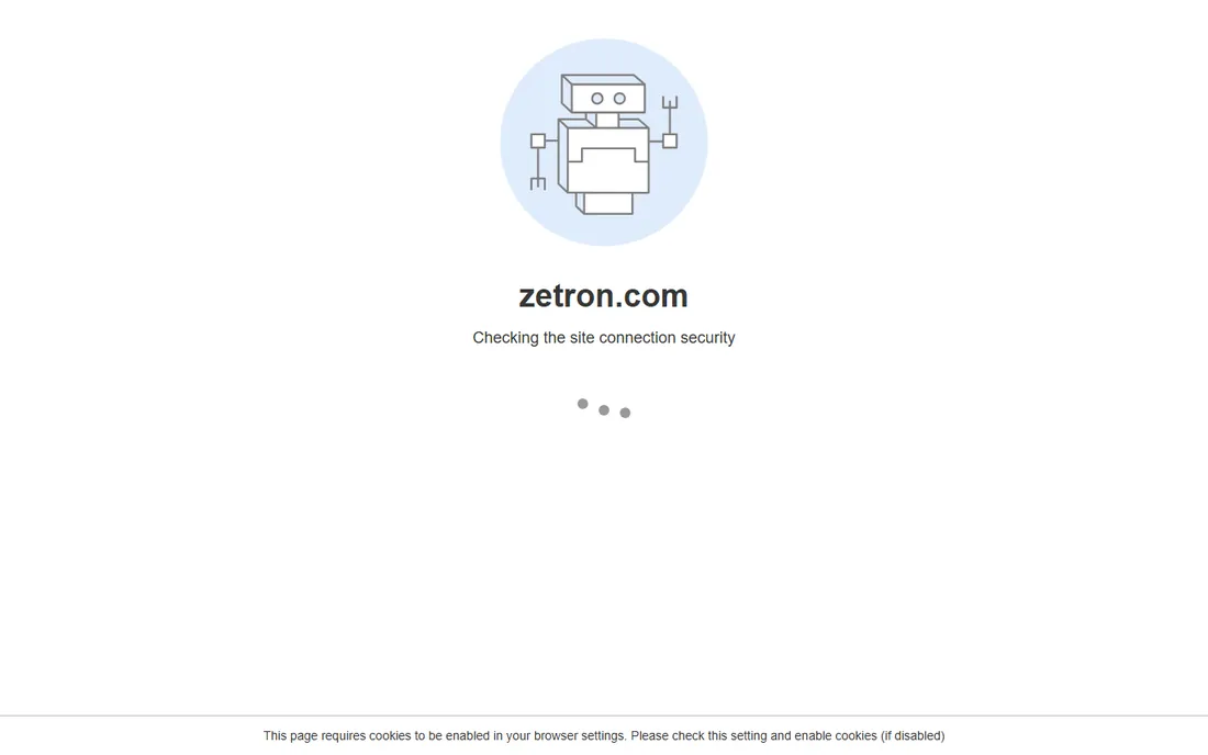 Zetron homepage