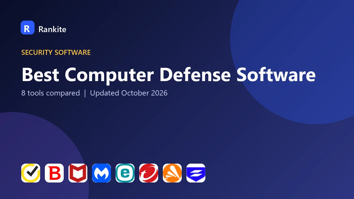 Best Computer Defense Software: 8 Tools Compared