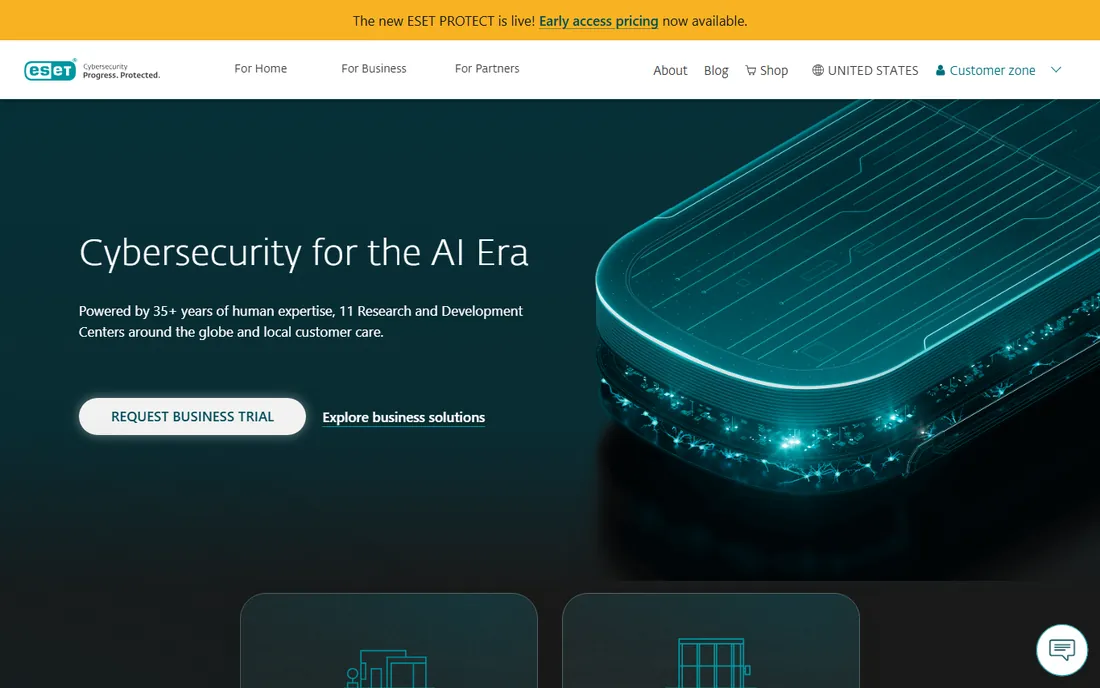 ESET Smart Security Premium homepage