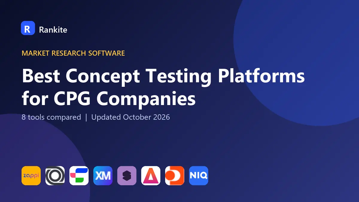 Best Concept Testing Platforms for CPG Companies in 2026: 8 Tools Compared