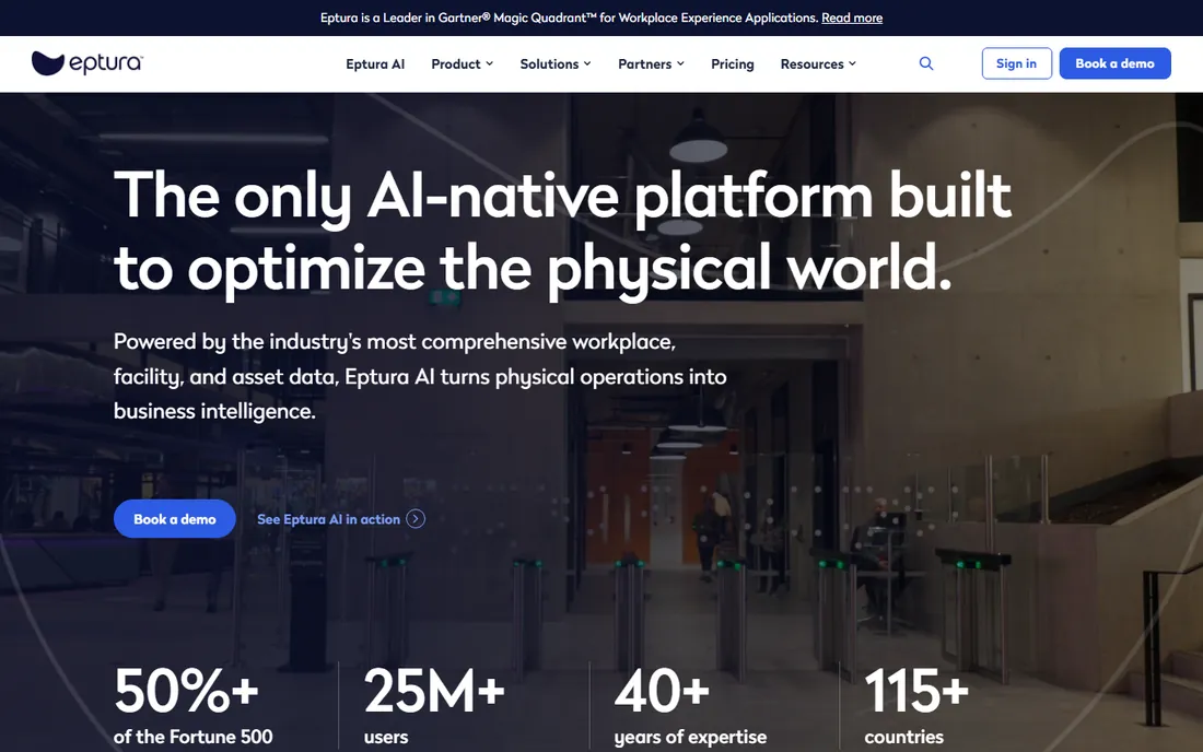 Eptura Engage homepage