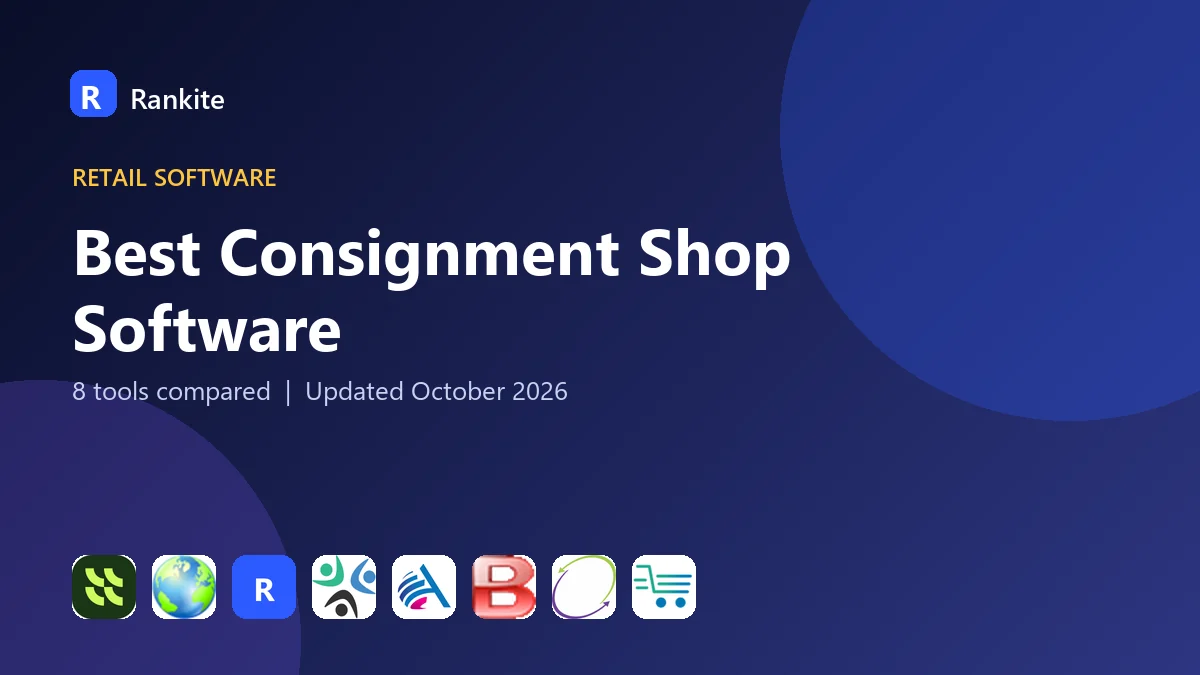 Best Consignment Shop Software: 8 Tools Compared