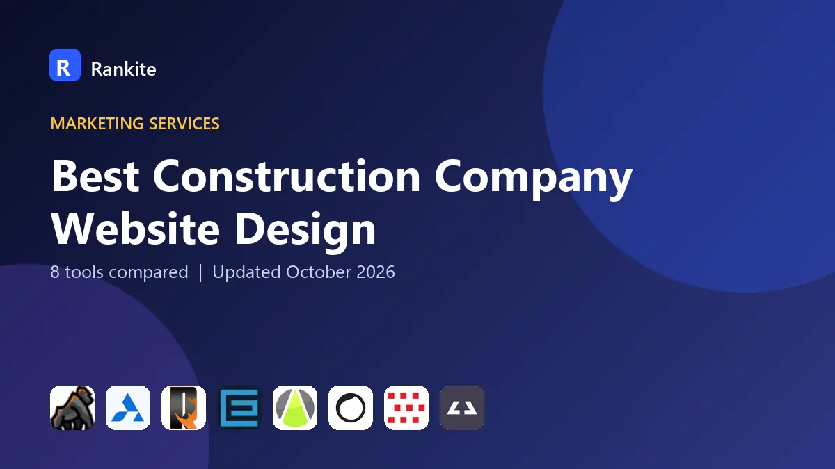 Best Construction Company Website Design in 2026: 8 Agencies Compared
