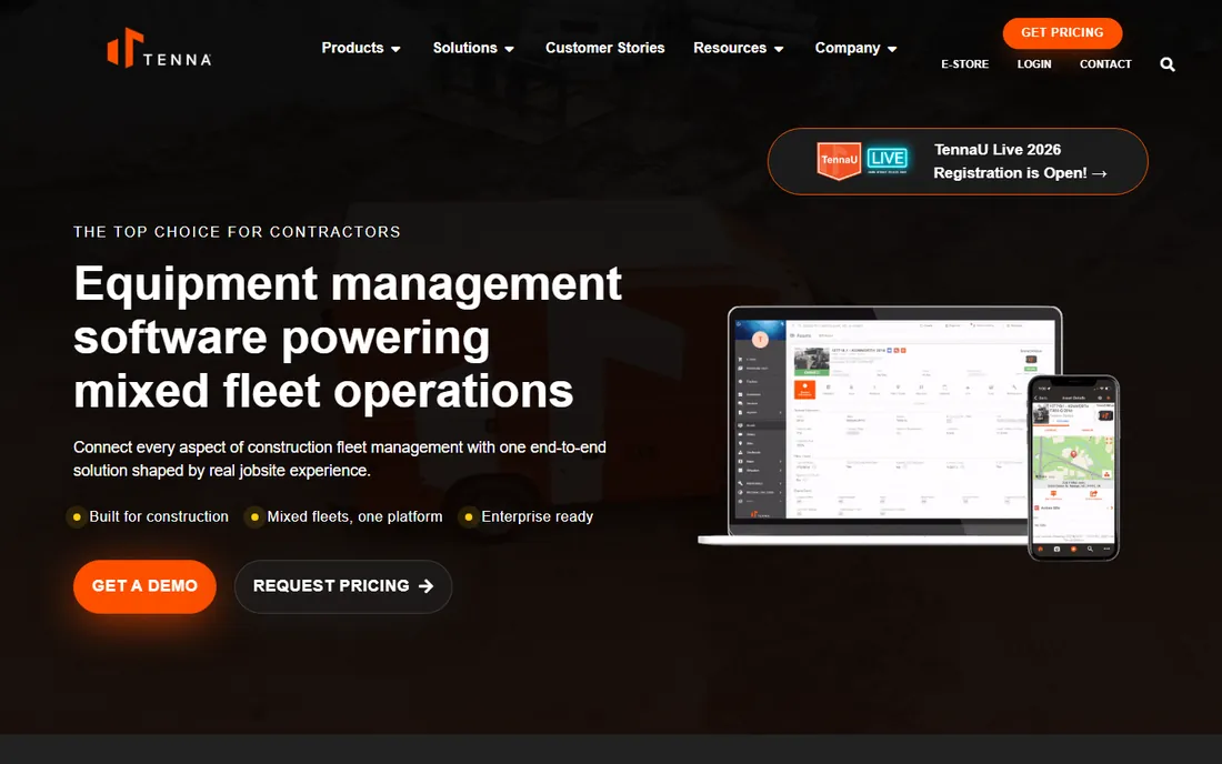 Tenna homepage