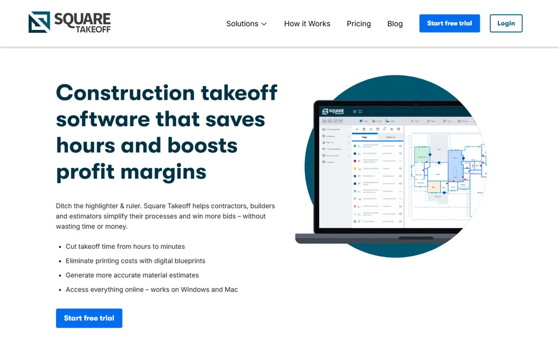 Square Takeoff homepage