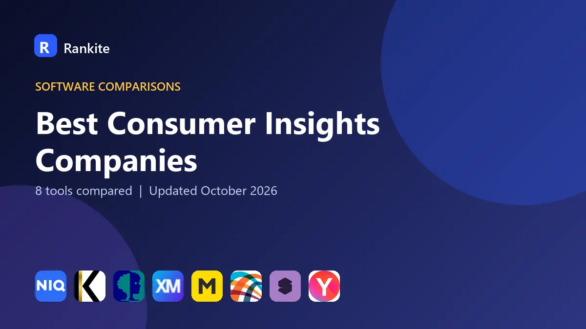 Best Consumer Insights Companies in 2026: 8 Companies Compared