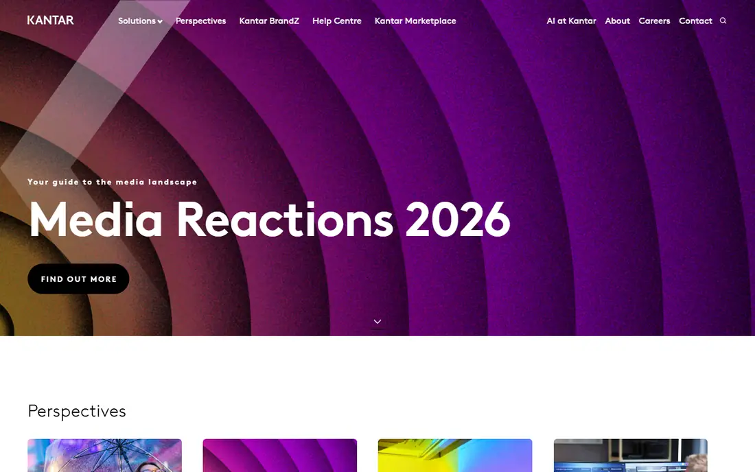 Kantar homepage