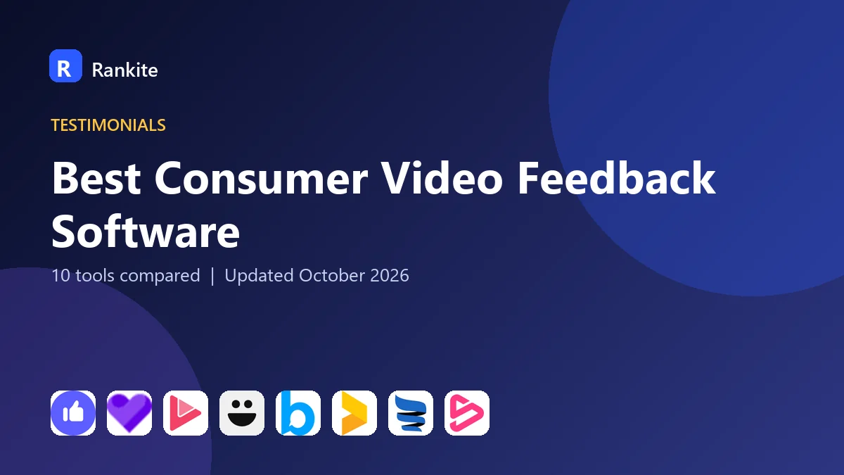 Best Consumer Video Feedback Software in 2026: 10 Tools Compared