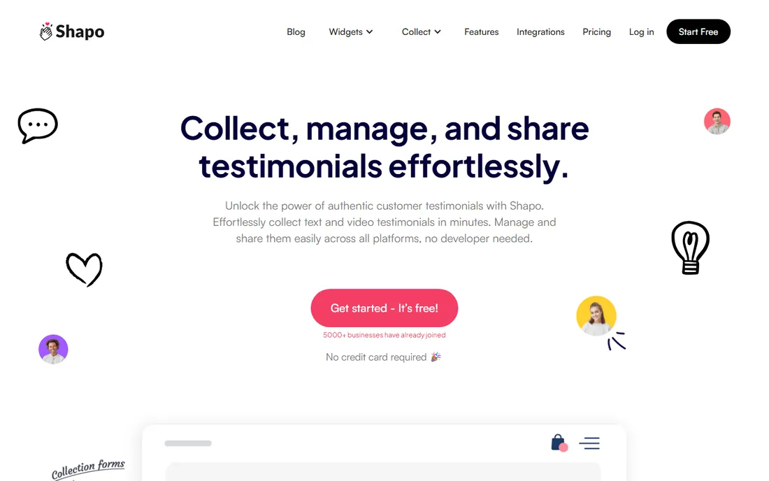Shapo homepage