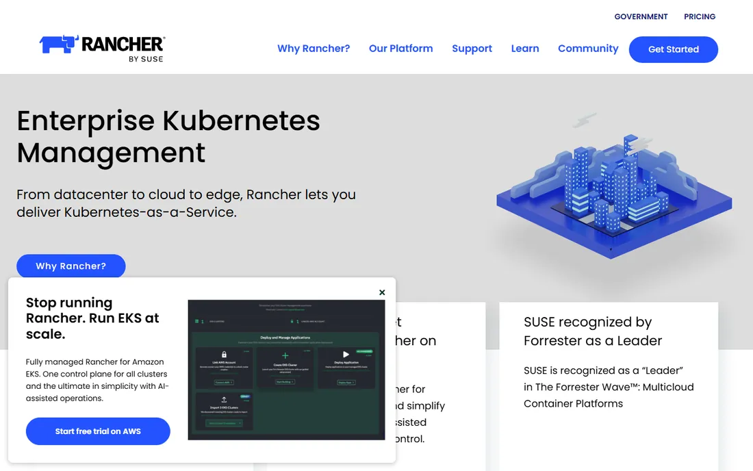 Rancher homepage