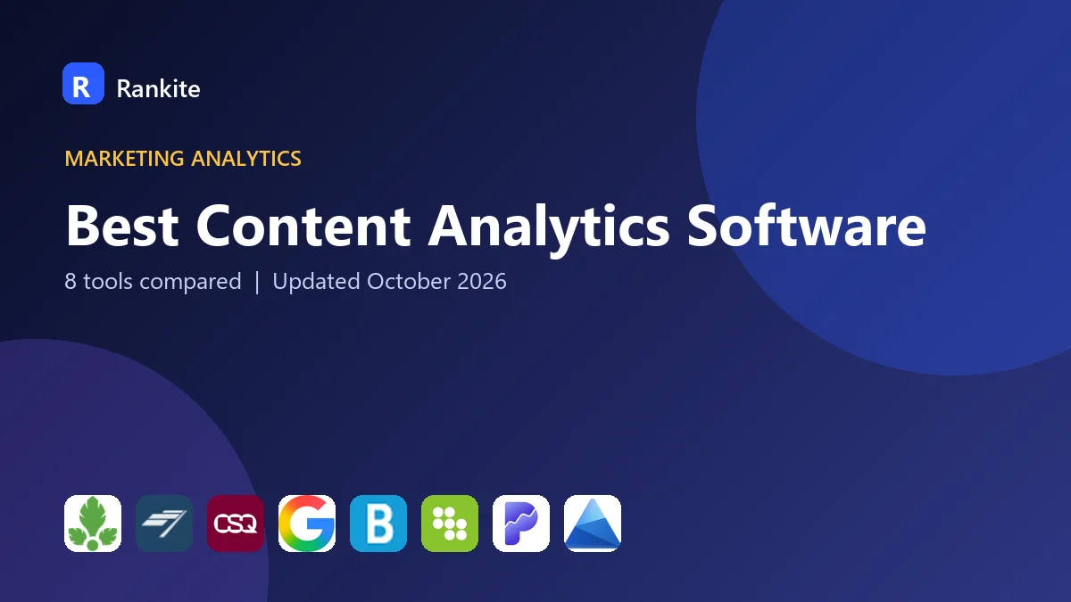 Best Content Analytics Software in 2026: 8 Tools Compared