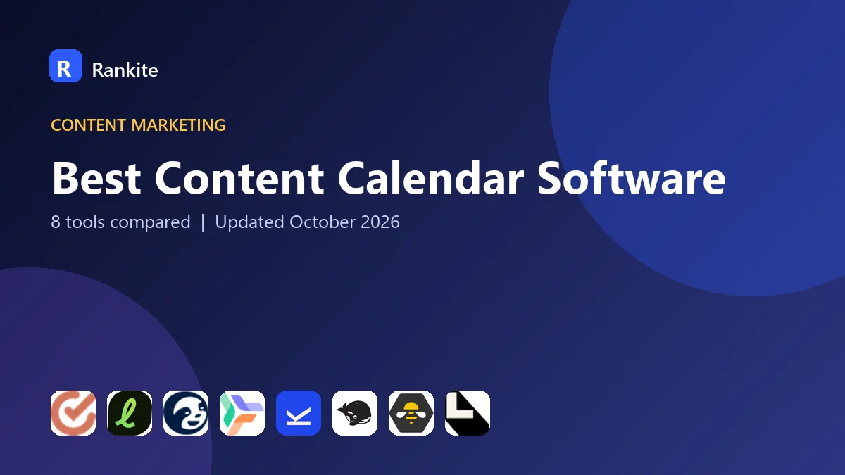 Best Content Calendar Software in 2026: 8 Tools Compared