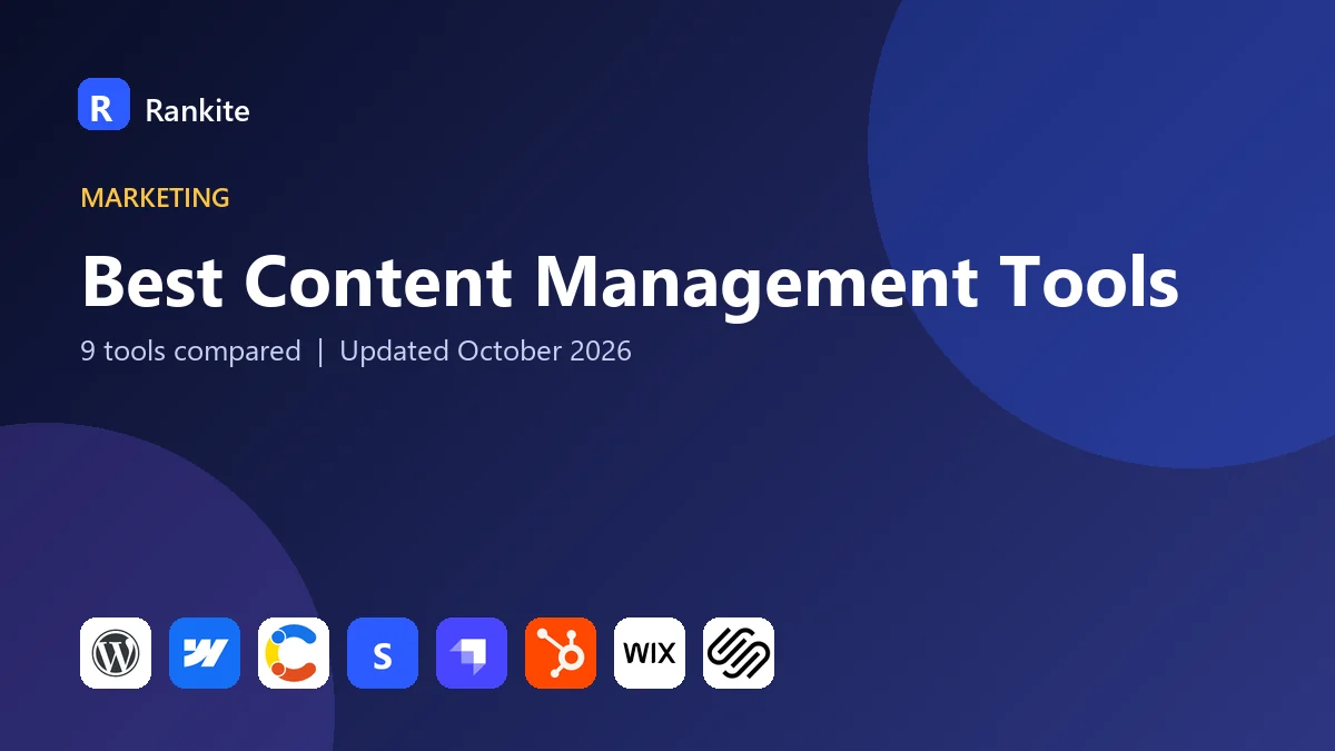 Best Content Management Tools in 2026: 9 Tools Compared