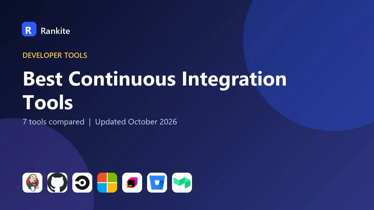 Best Continuous Integration Tools in 2026: 7 Tools Compared