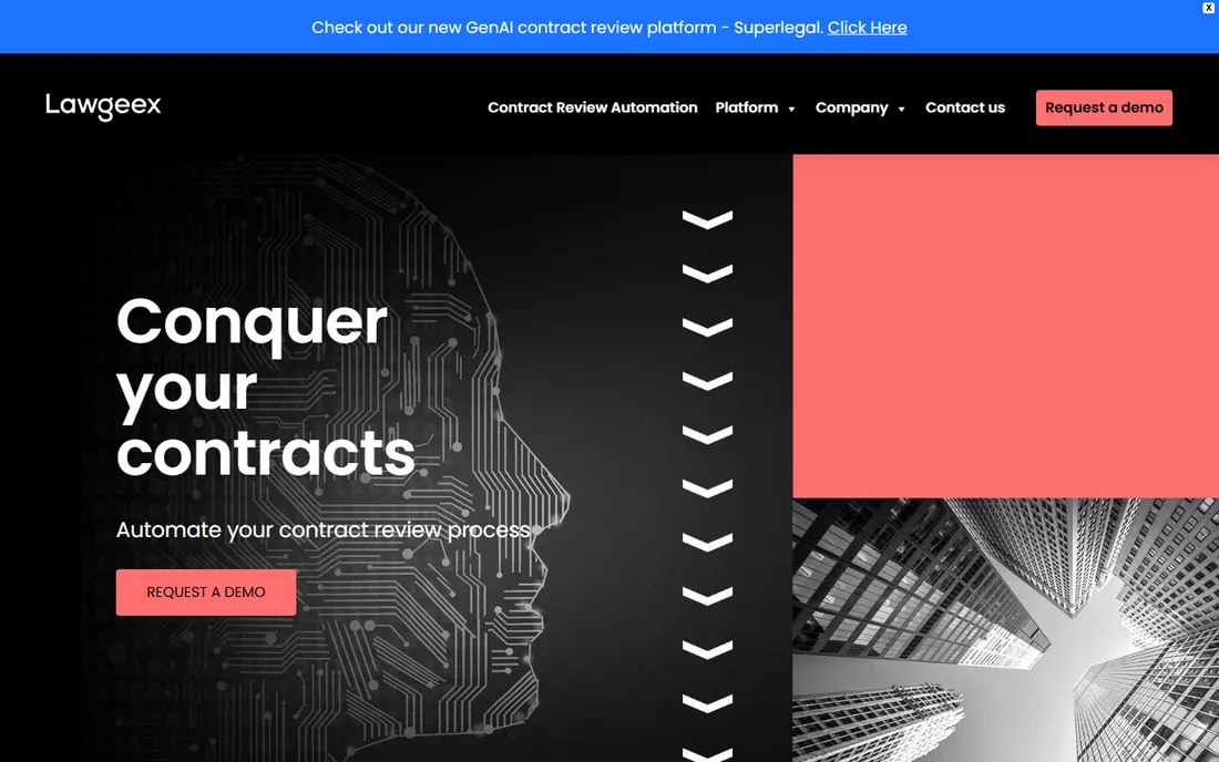 LawGeex homepage