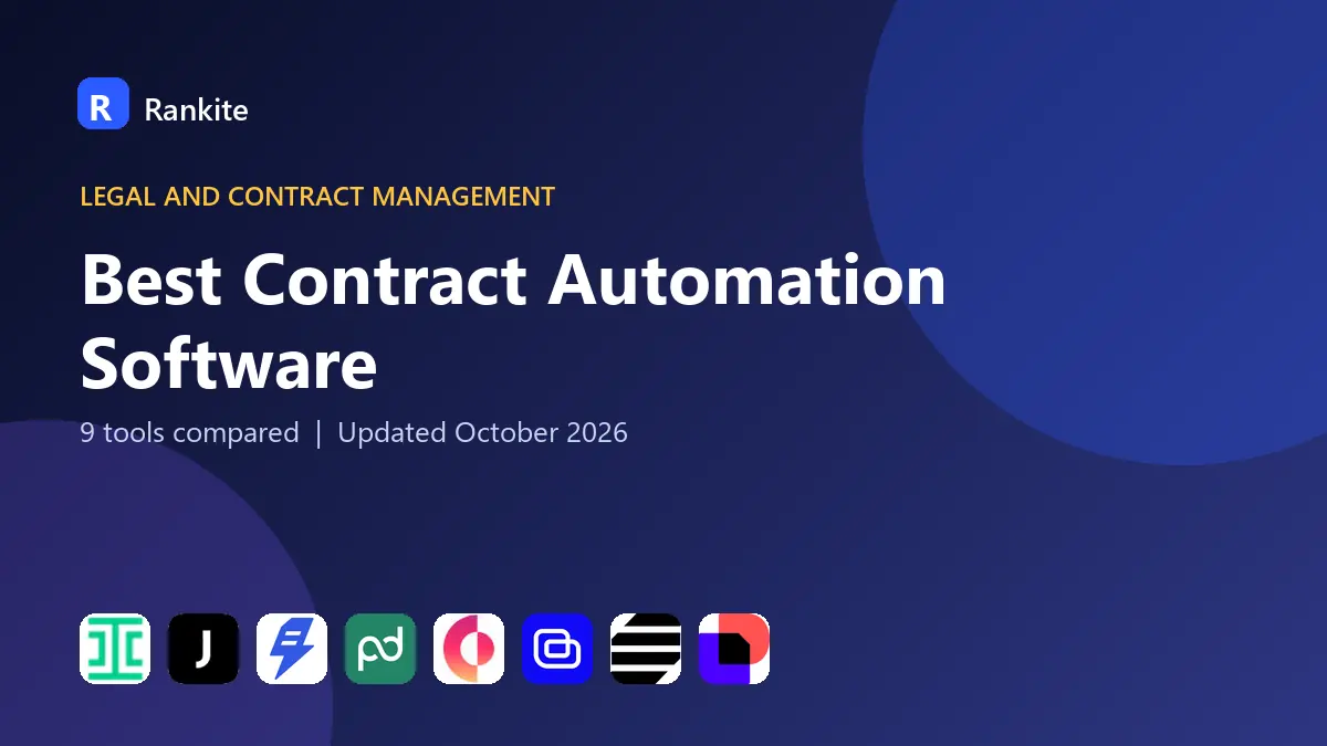 Best Contract Automation Software in 2026: 9 Tools Compared
