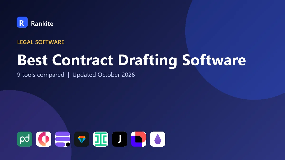 Best Contract Drafting Software in 2026: 9 Tools Compared