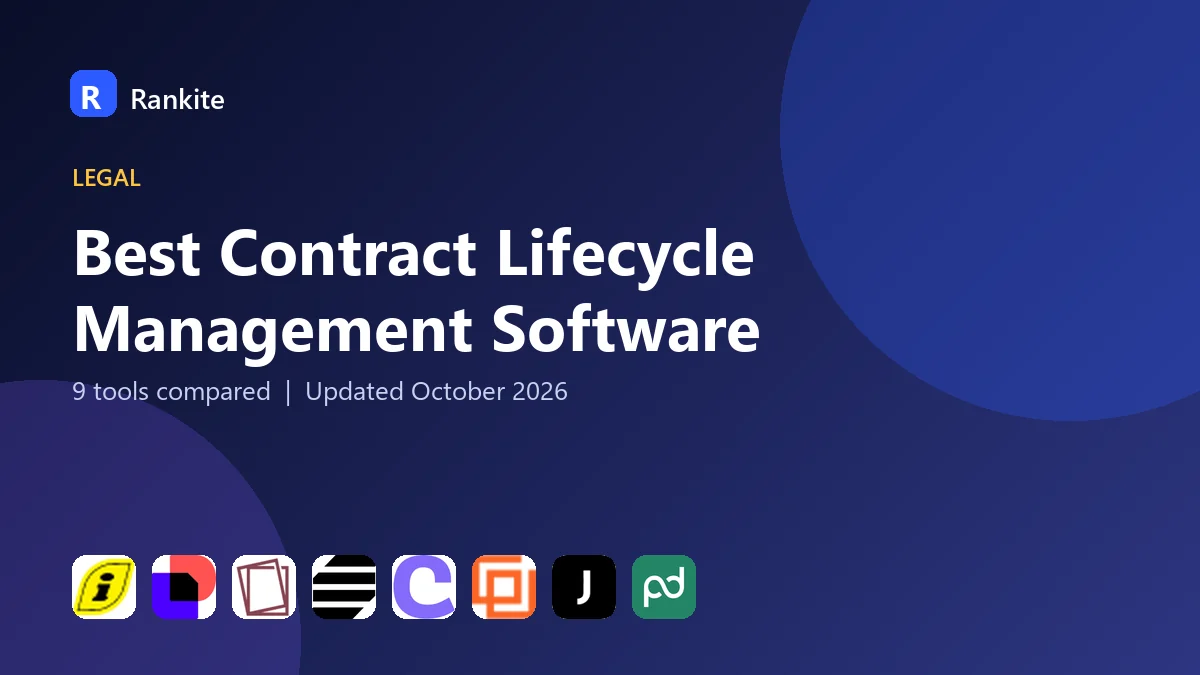 Best Contract Lifecycle Management Software in 2026: 9 Tools Compared
