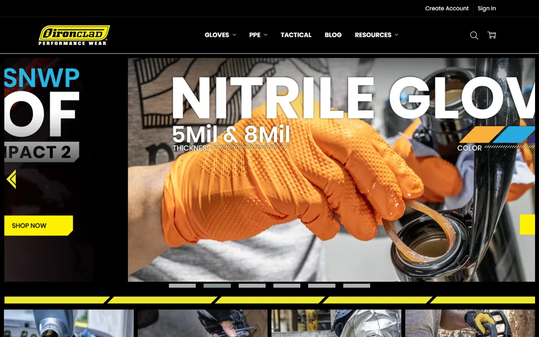 Ironclad homepage