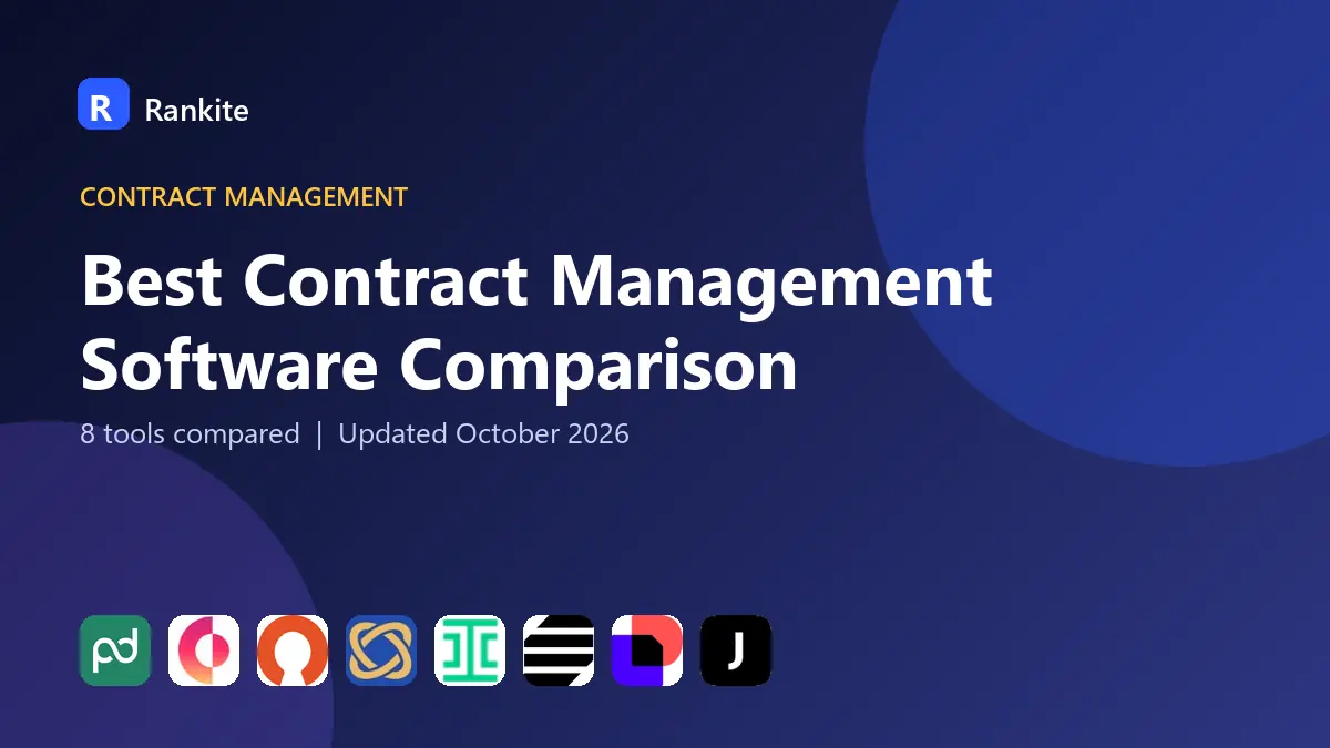 Best Contract Management Software Comparison in 2026: 8 Tools Compared