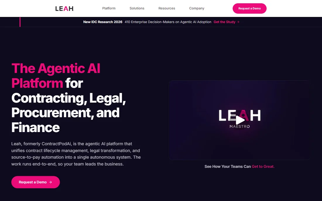 Leah homepage