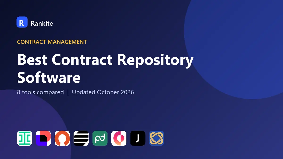 Best Contract Repository Software in 2026: 8 Tools Compared
